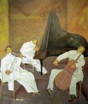 © S. Blumin, The Trio, signed, unframed author's print of oil painting, 1992 (click to enlarge) © S. Blumin, The Trio, signed, unframed author's print of oil painting, 1992 (click to enlarge)